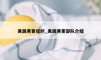 美国黑客组织_美国黑客部队介绍