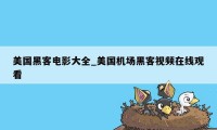 美国黑客电影大全_美国机场黑客视频在线观看
