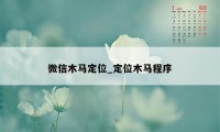 微信木马定位_定位木马程序